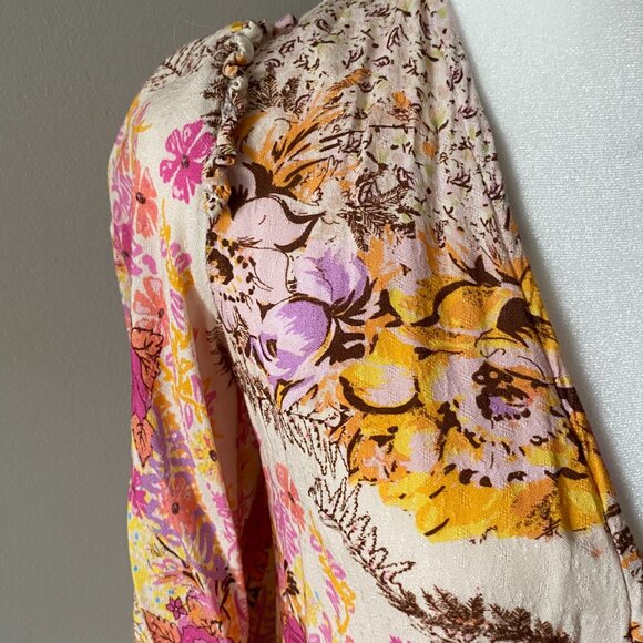 Free People 'Marais' Floral Midi-Dress - Size xs - Picture 6 of 10